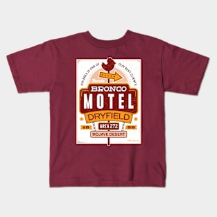 Dryfield Motel Emblem Kids T-Shirt